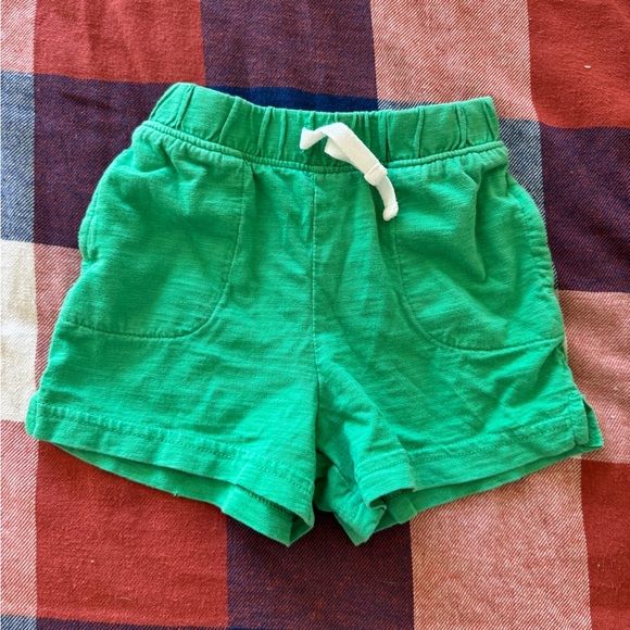Primary Other - Primary Bright Green Shorts with White Drawstring